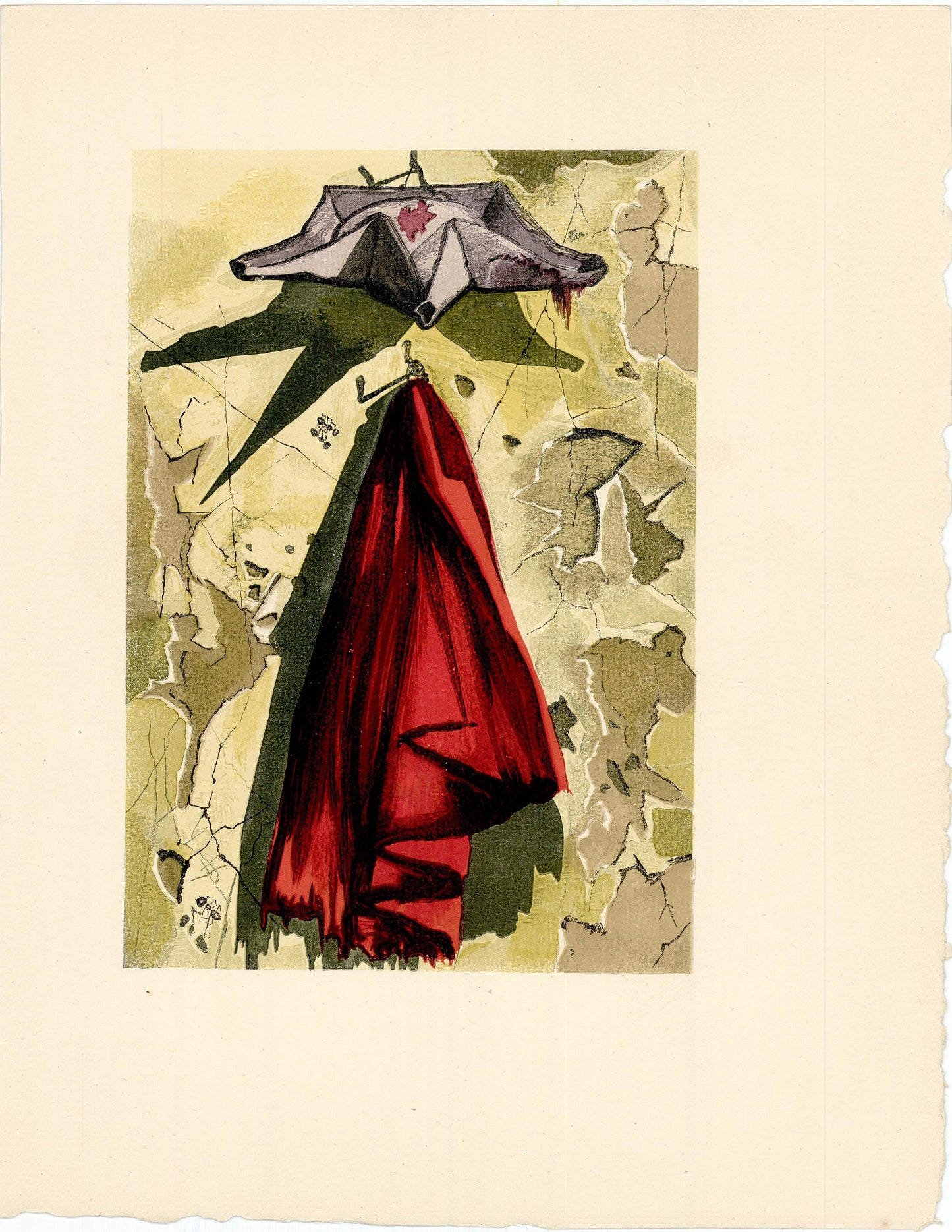 Salvador Dali; "Conclusion, mortality and after" From Le Tricorne, 1959 Art G S Pawn