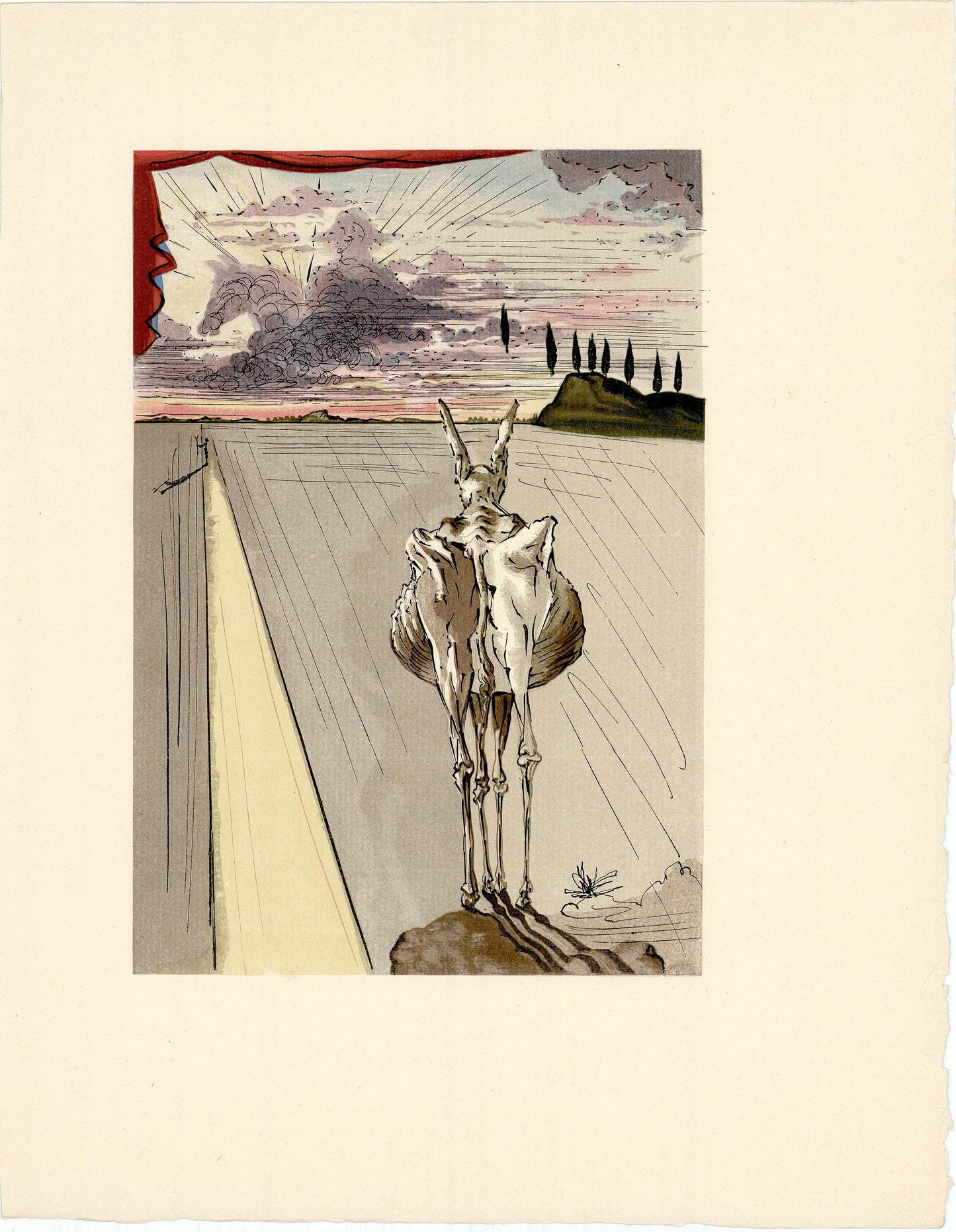 Salvador Dali; "A woman seen from outside" From Le Tricorne, 1959 Art G S Pawn