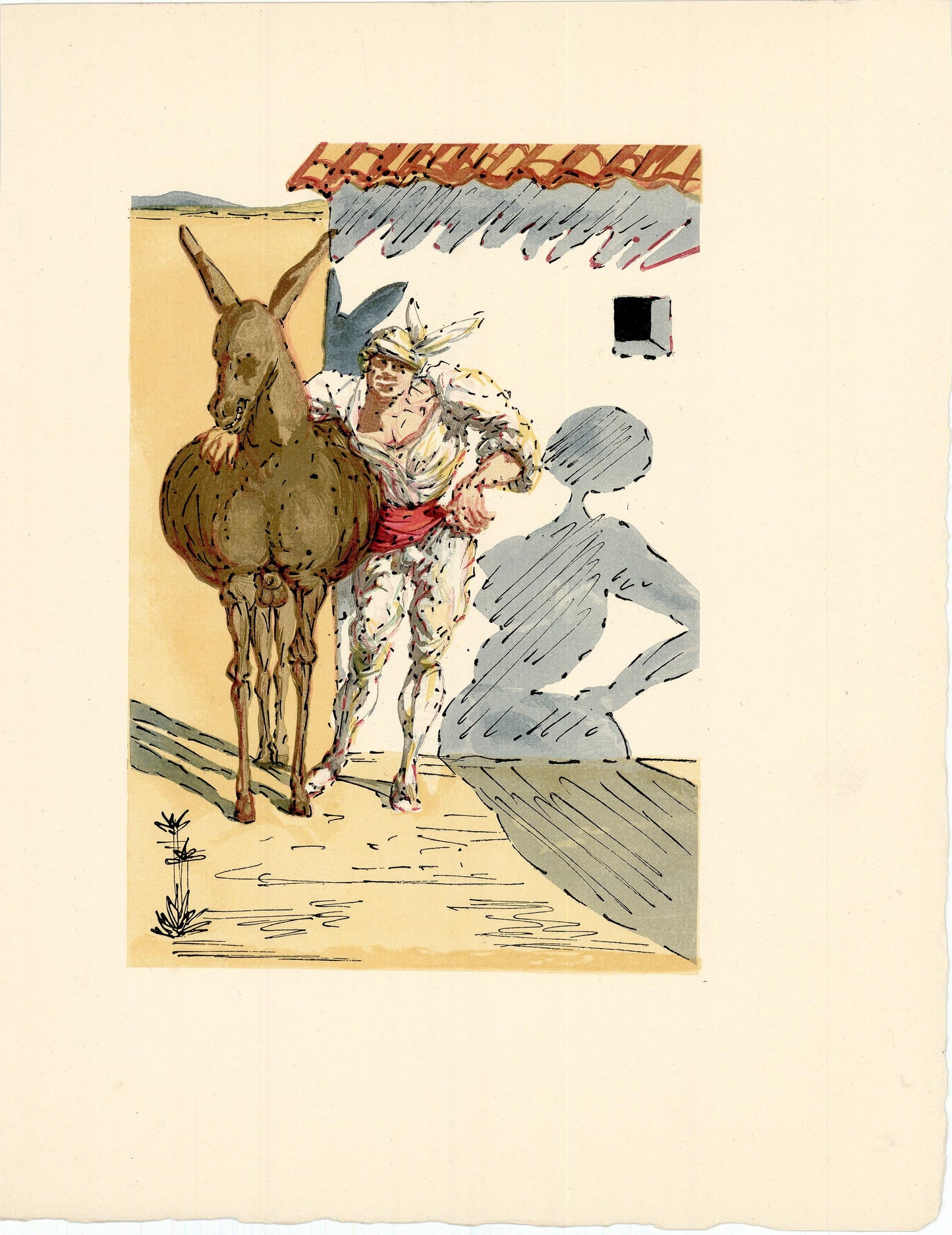 Salvador Dali; "Shades of the donkey" From Le Tricorne, 1959 Art G S Pawn