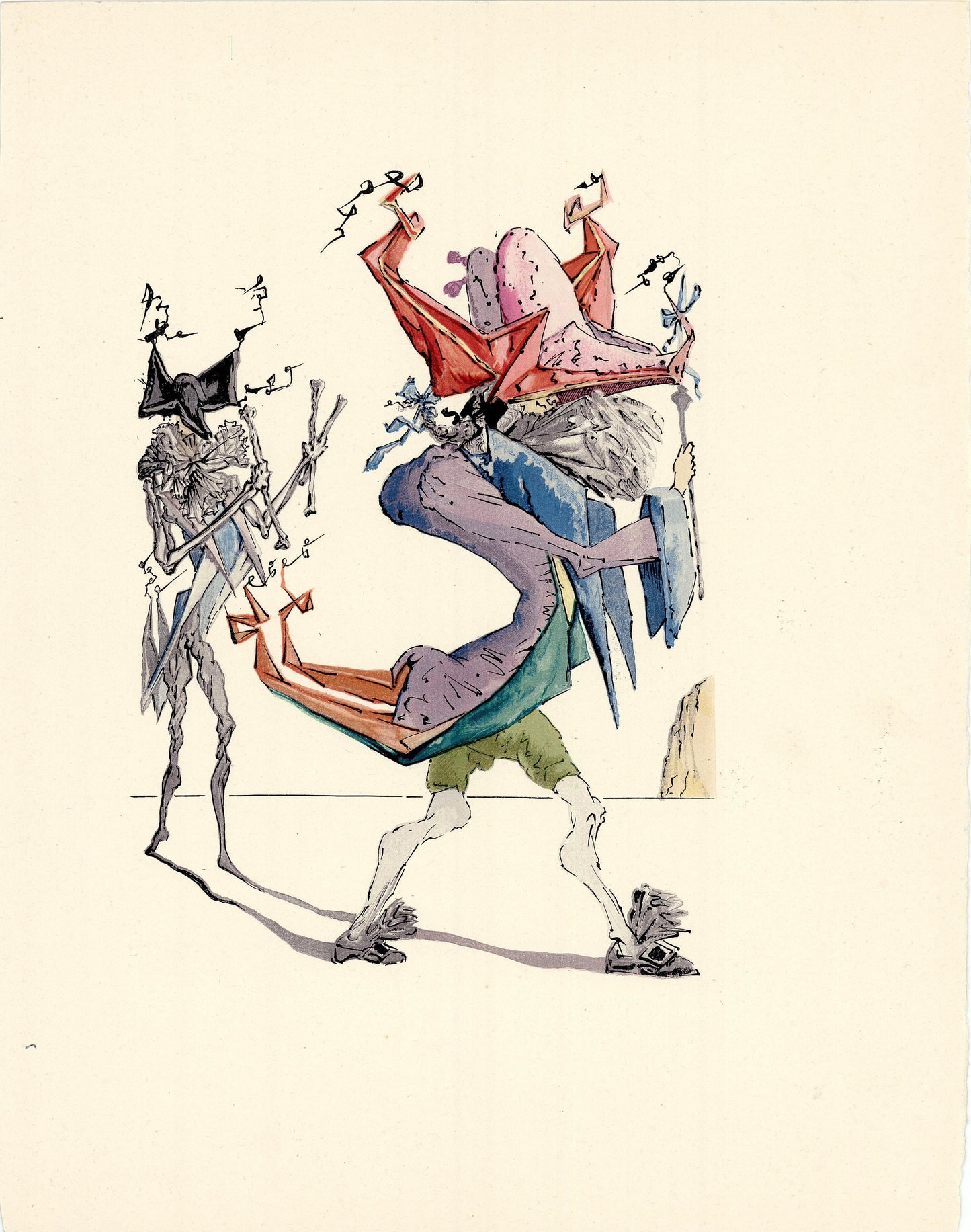 Salvador Dali; "The council of Garduna" From Le Tricorne, 1959 Art G S Pawn