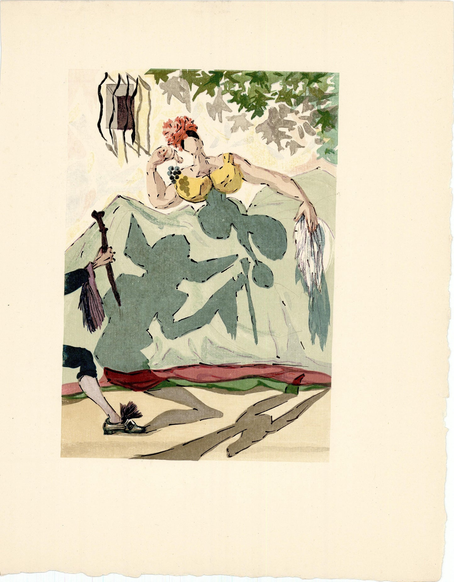 Salvador Dali; "Farewell in prose" From Le Tricorne, 1959 Art G S Pawn