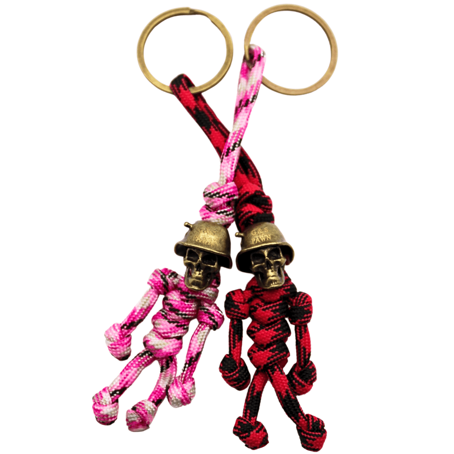 Gold & Silver Pawn Shop Skull Troop Pendant Keychain Gold & Silver Pawn Shop