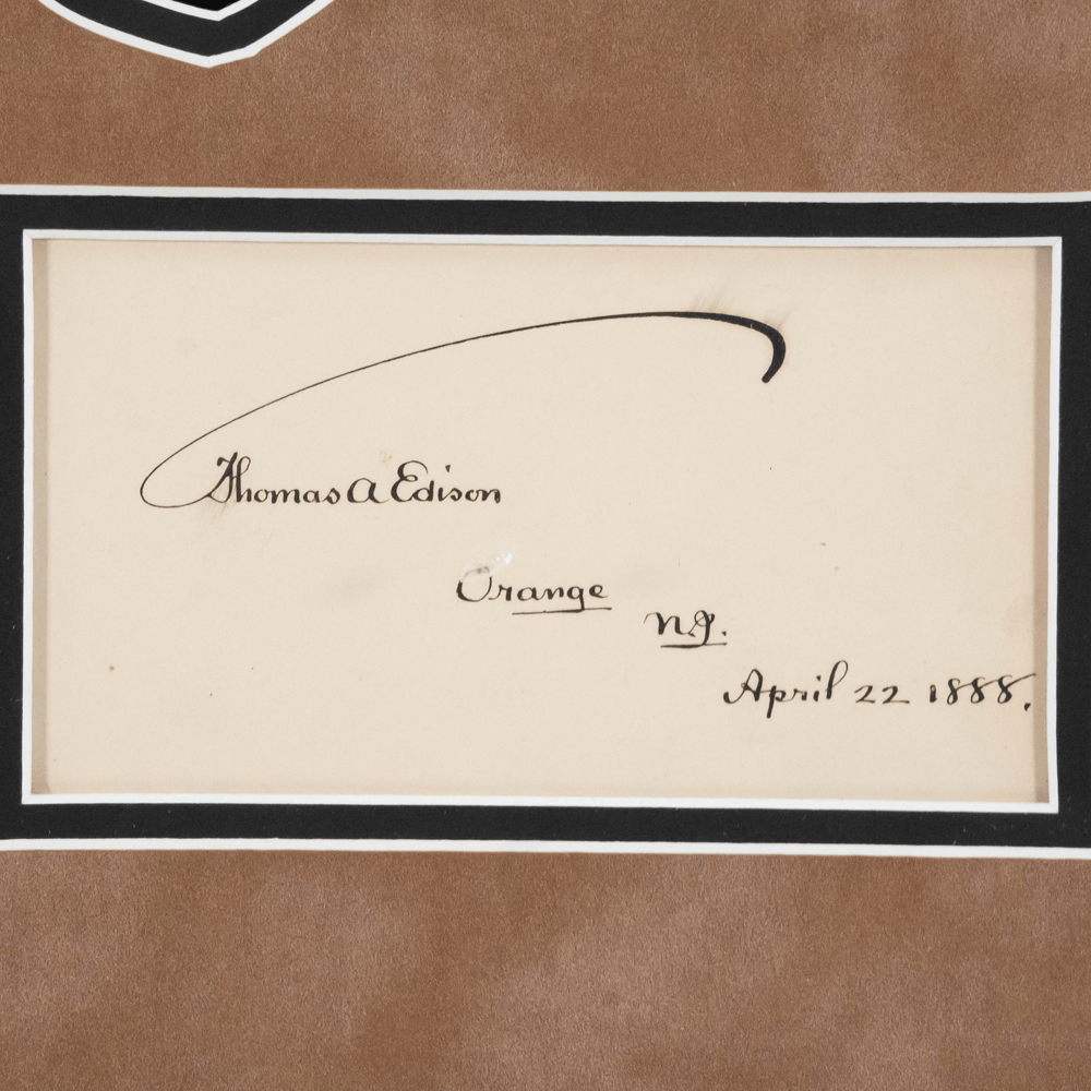 Thomas Edison Autograph
Gold & Silver Pawn Shop