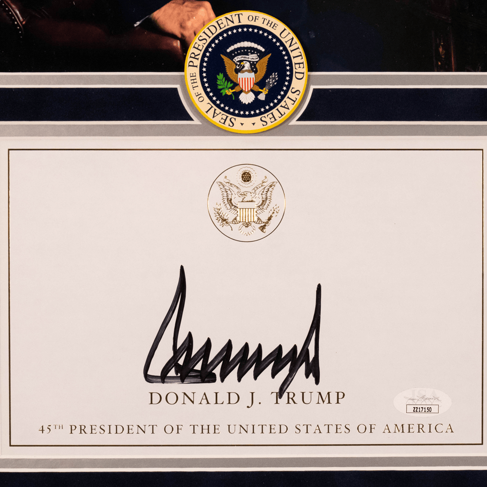 Donald Trump Signed Memorabilia Gold & Silver Pawn Shop