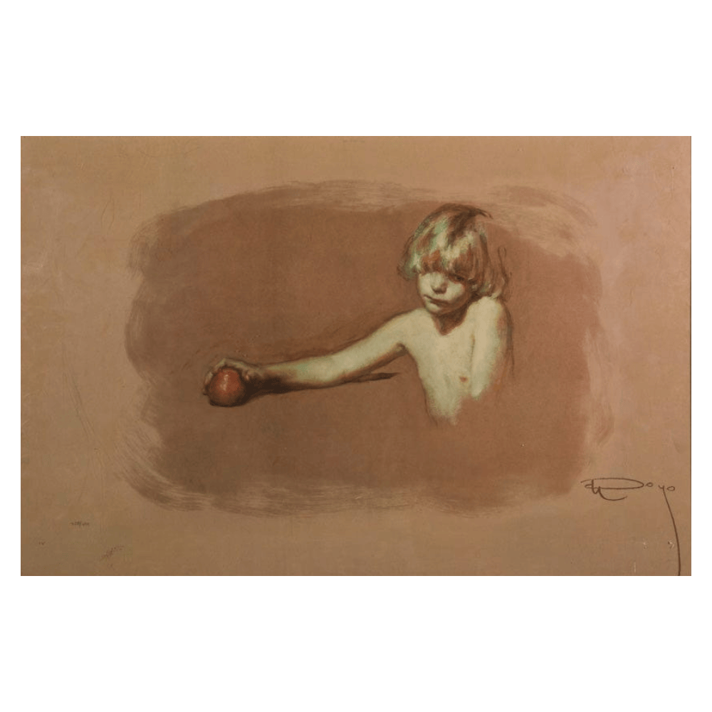 Jose Royo; Nina con Manzana Art G S Pawn