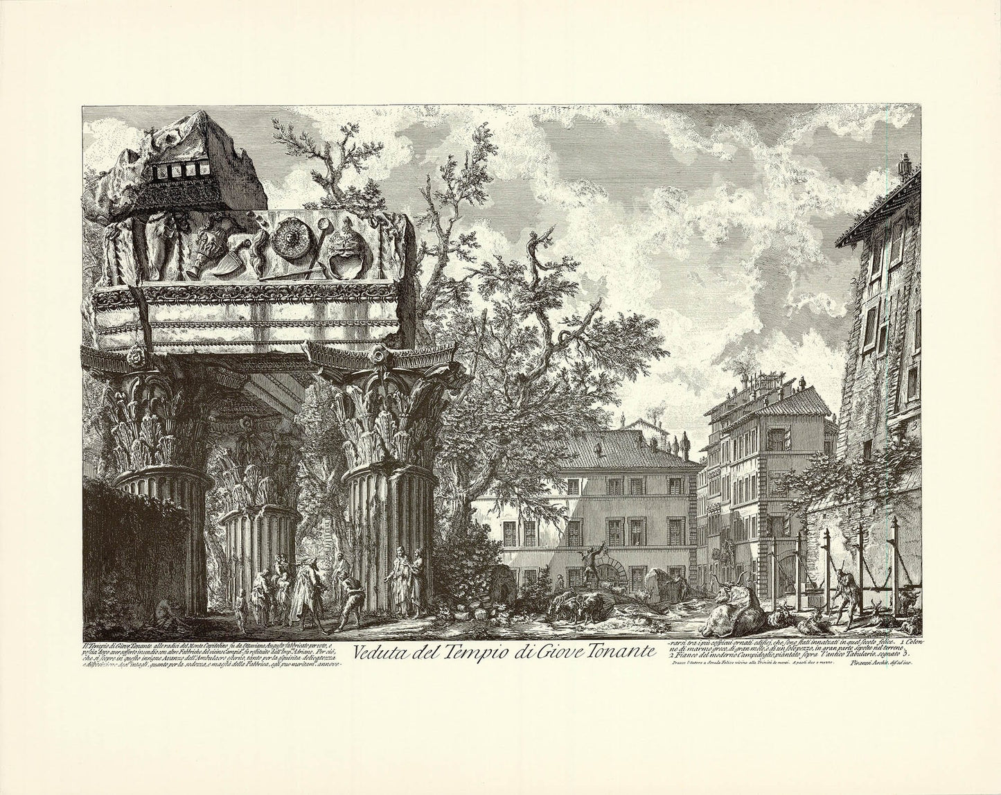 Giovanni Battista Piranesi (After) - Veduta del Tempio di Giove Tonante Art G S Pawn