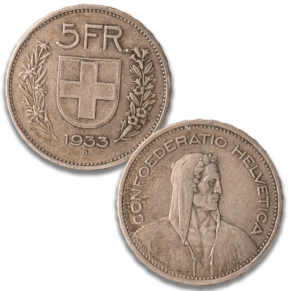 Vintage Swiss Silver Franc Coin Lot
Gold & Silver Pawn Shop