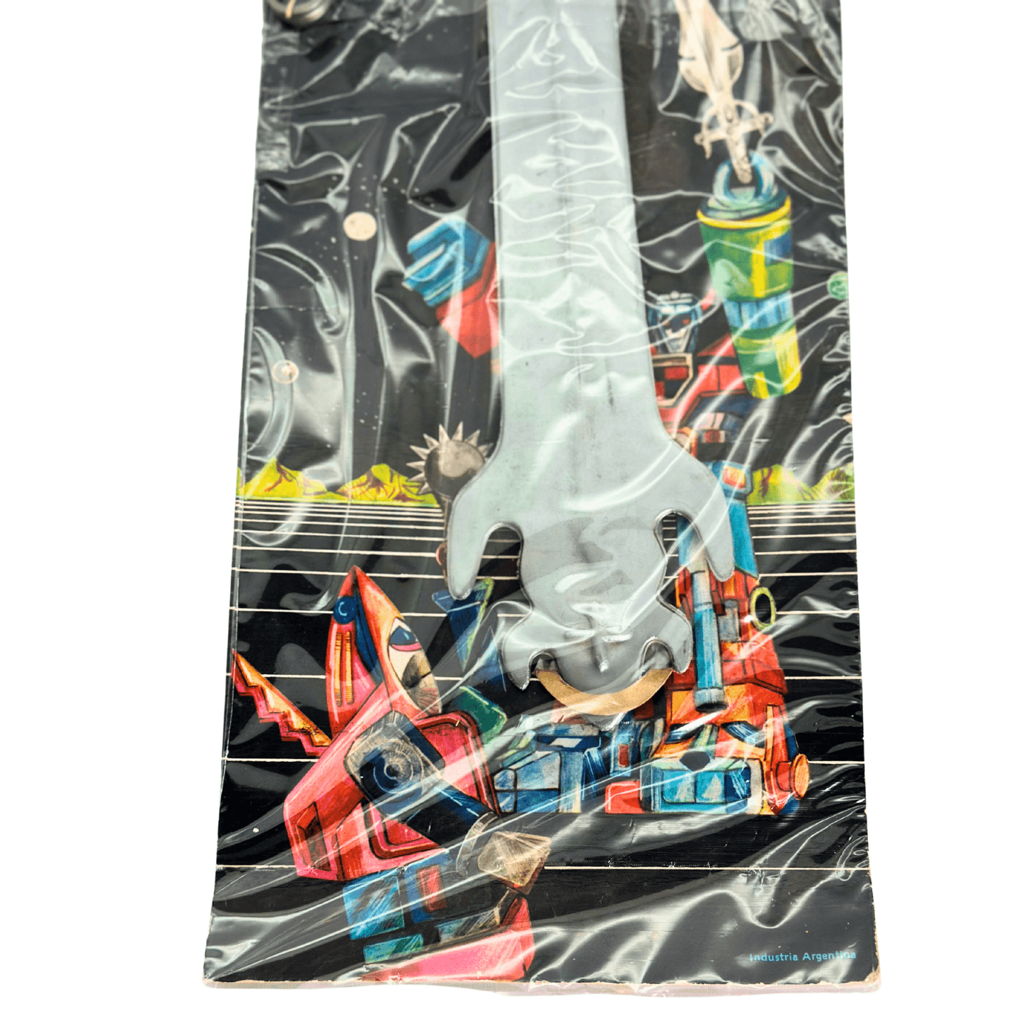 Vintage 80s Voltron Talking Cosplay Toy Sword (Argentina Edition) Gold & Silver Pawn Shop