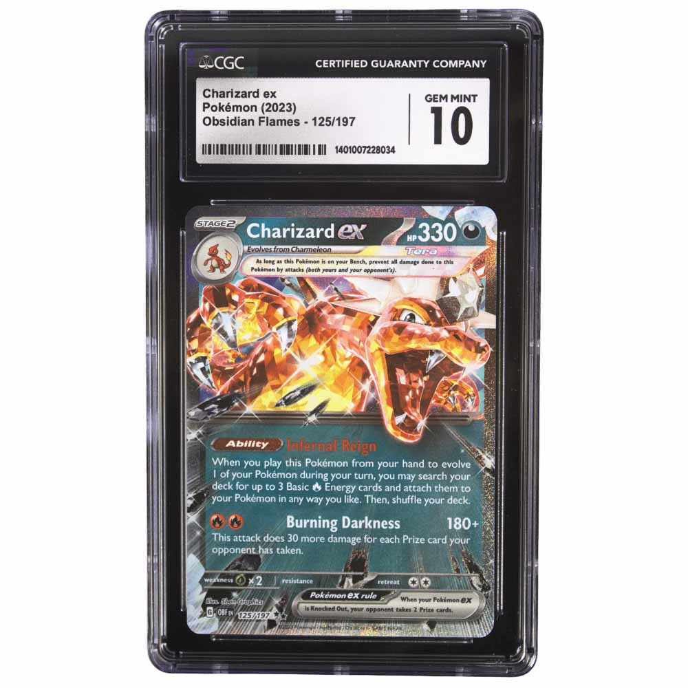 Charizard ex 125/197 in Portuguese Obsidian Flames Pokémon TCG