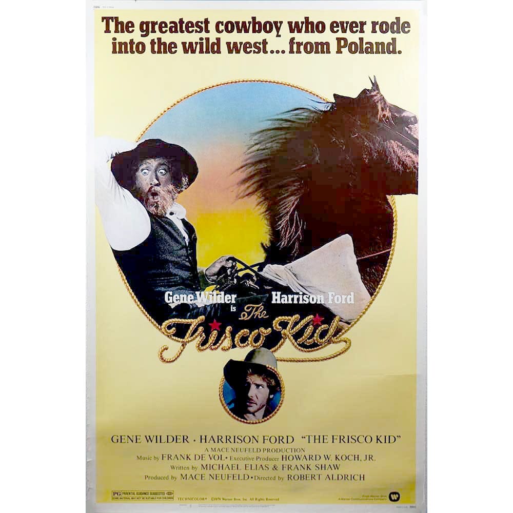The Frisco Kid: Original Bus Stop Poster, 1979 Art G S Pawn