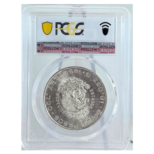 1956-Mo PCGS MS63 Mexico 5 Peso Gold & Silver Pawn Shop
