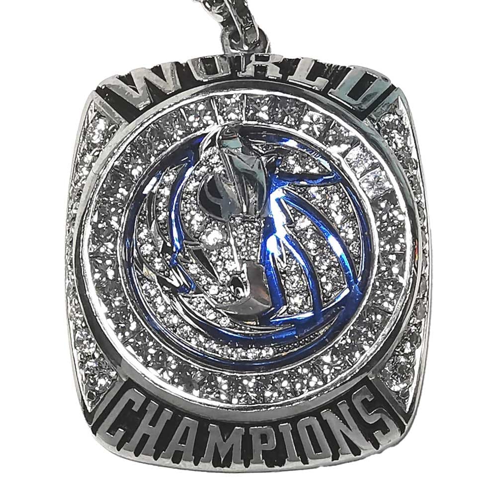 2011 Dallas Mavericks NBA Championship Pendant Gold & Silver Pawn Shop