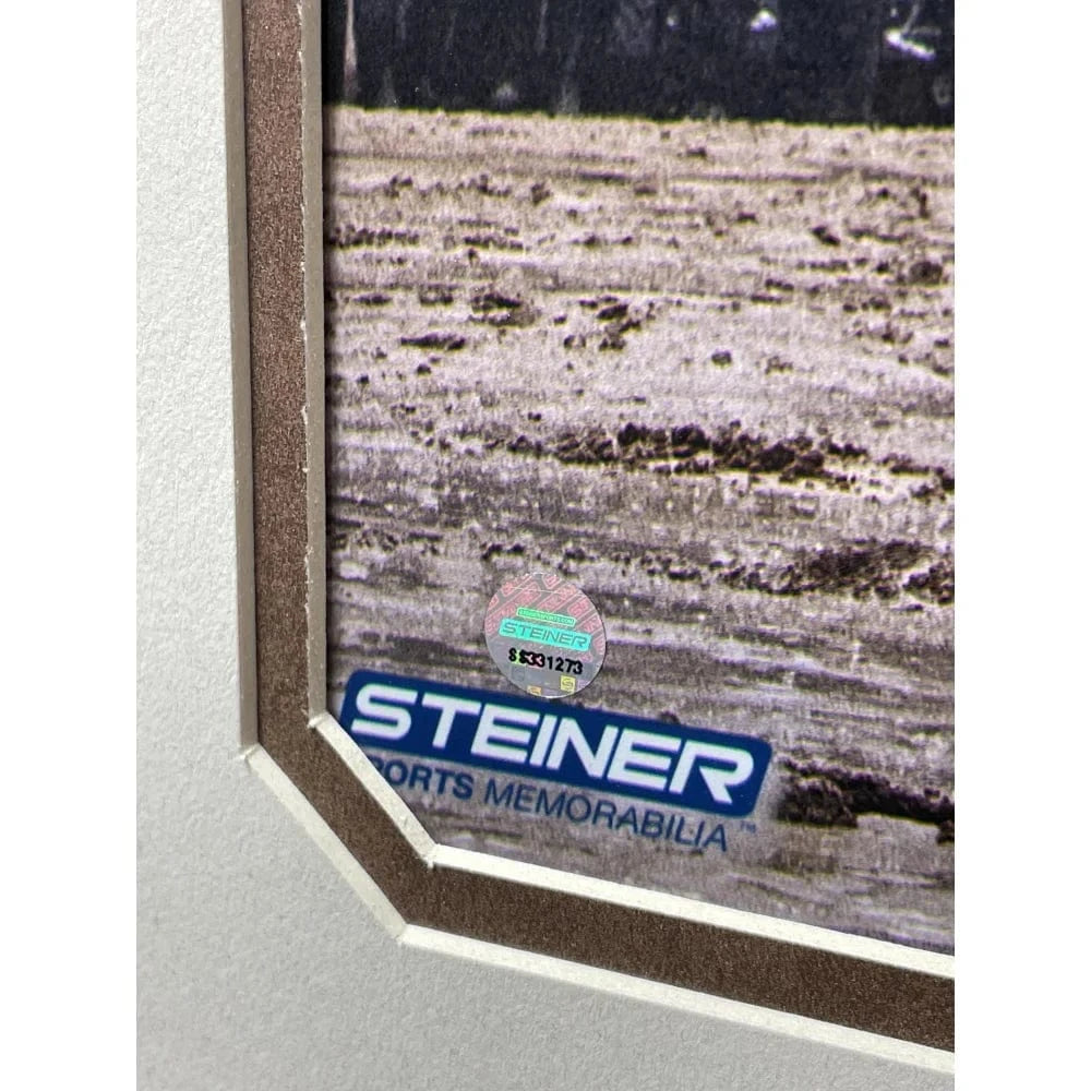 Mike Smith Signed Justify 16x20 Photo Framed Steiner COA Triple Crown Horse Autograph Photo Inscriptagraphs Memorabilia