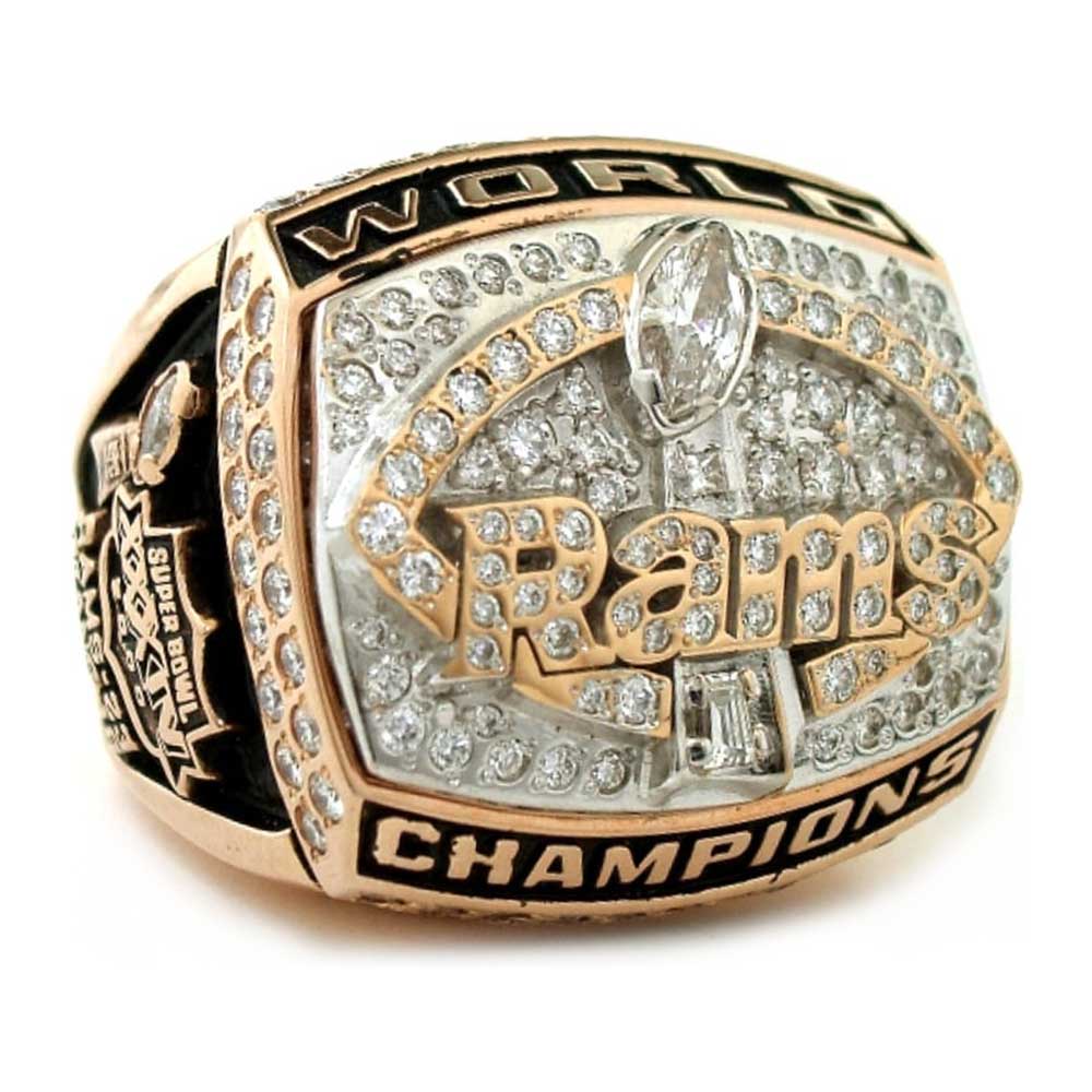St. Louis Rams Super Bowl XXXIV Ring – Gold & Silver Pawn Shop