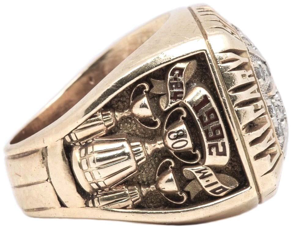 1992 Calgary Stampeders Grey Cup Ring Gold & Silver Pawn Shop