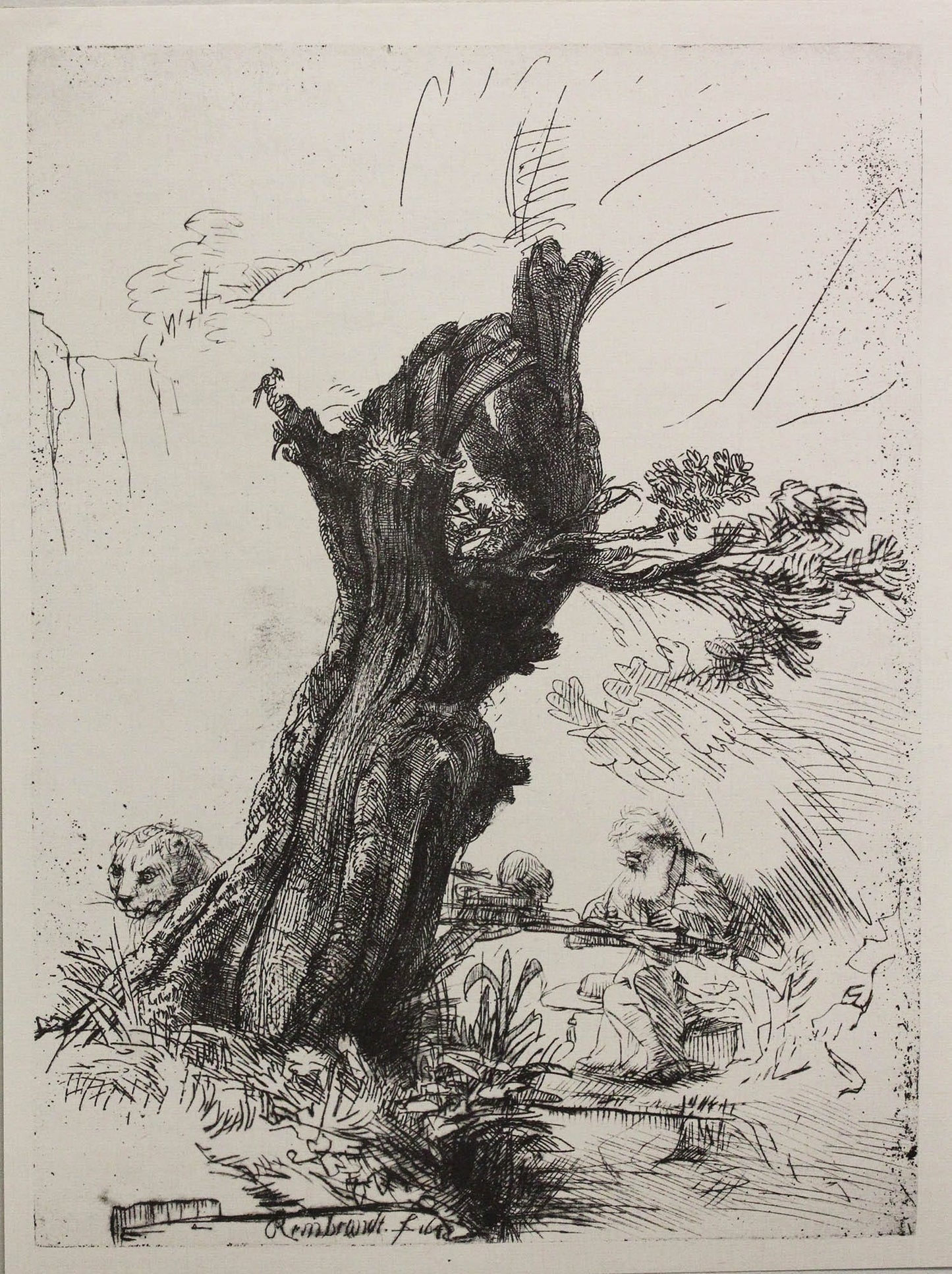Rembrandt Van Rijn; St Jerome Beside a Pollard Willow