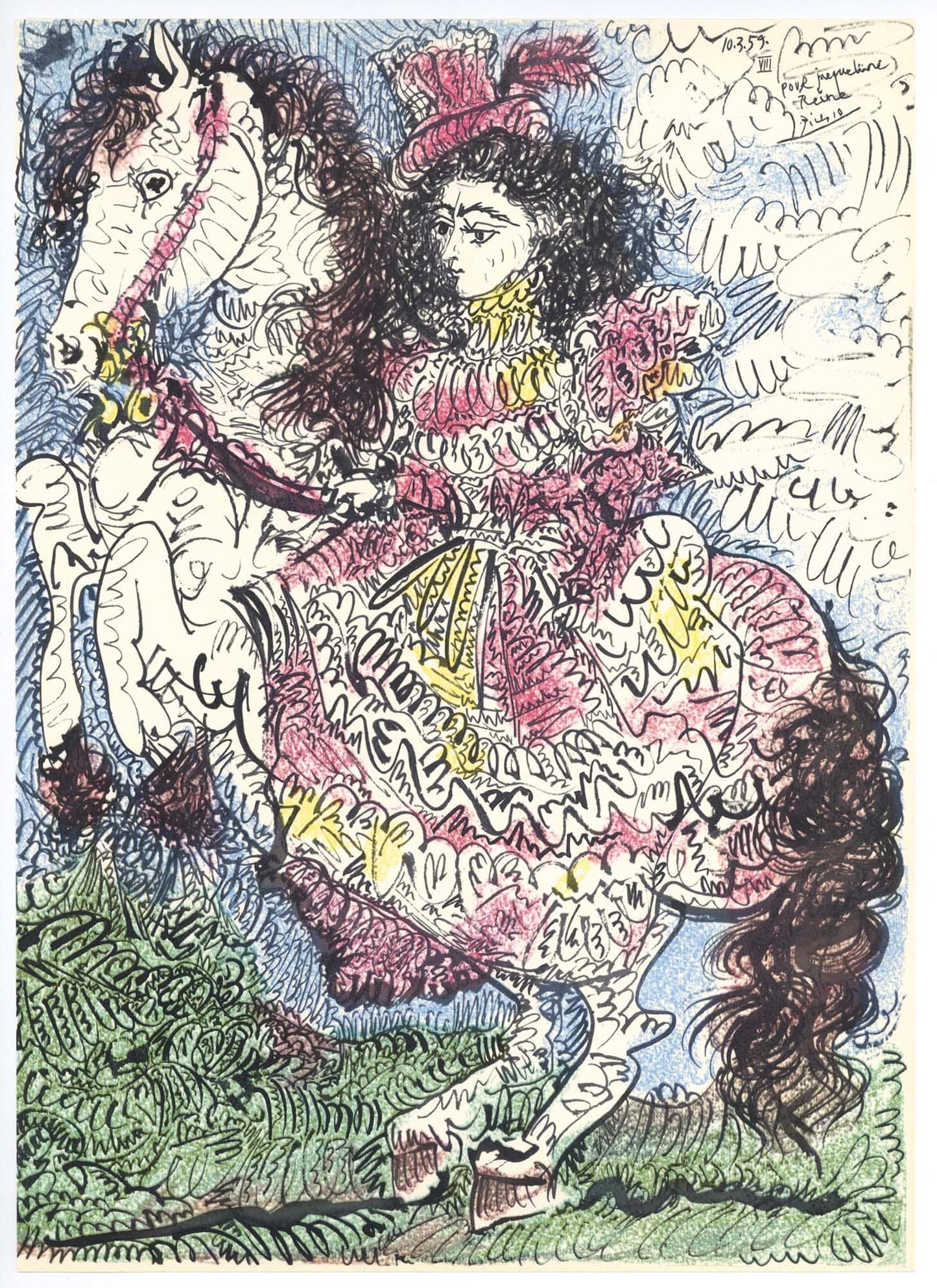 Pablo Picasso: Untitled 04 from Toros y Toreros, 1961 Art G S Pawn