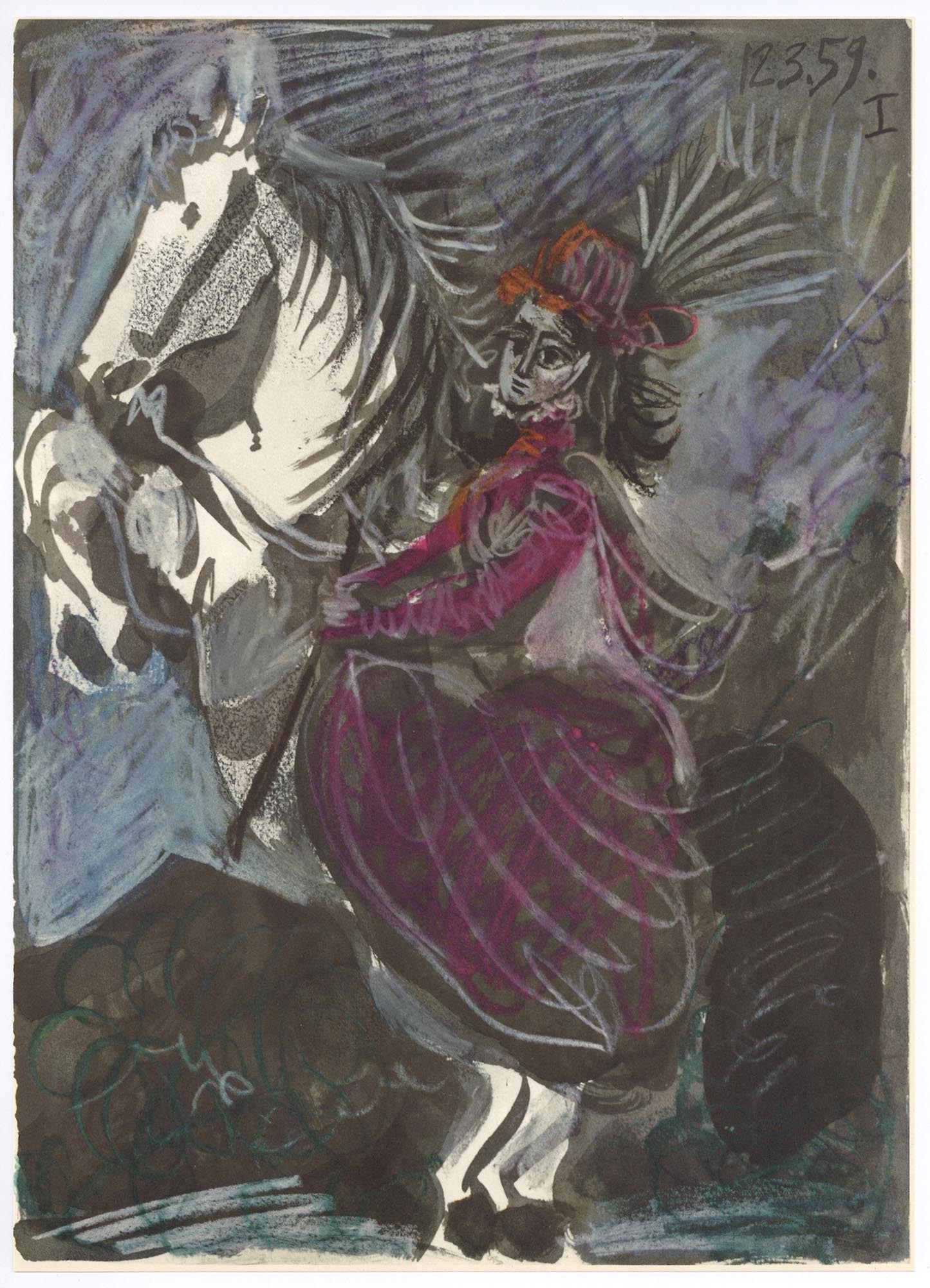 Pablo Picasso: Untitled 07 from Toros y Toreros, 1961 Art G S Pawn