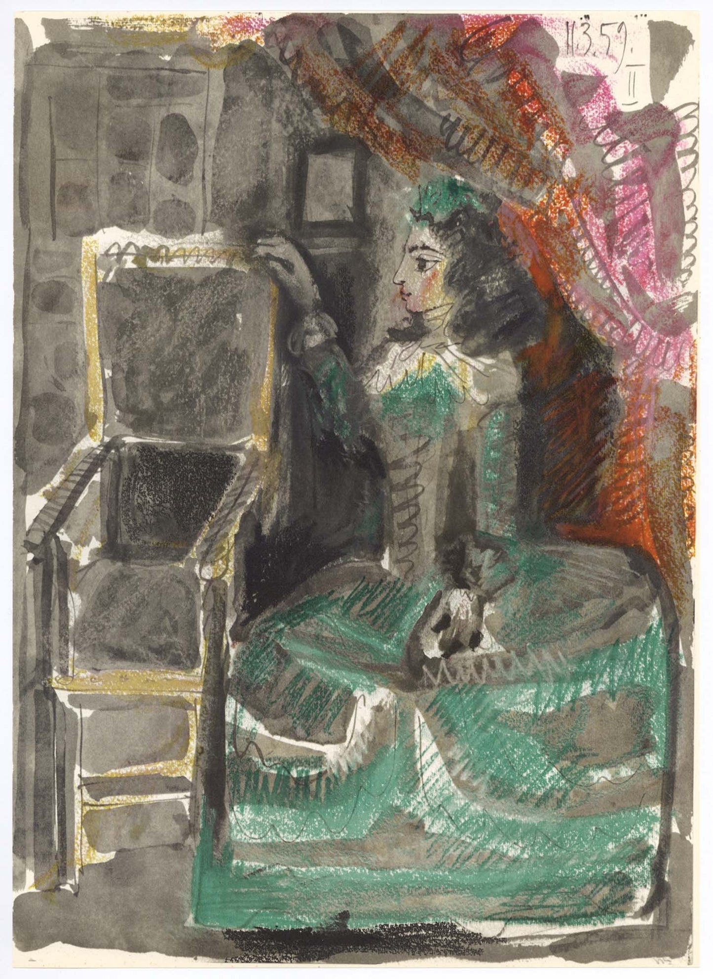 Pablo Picasso: Untitled 08 from Toros y Toreros, 1961 Art G S Pawn