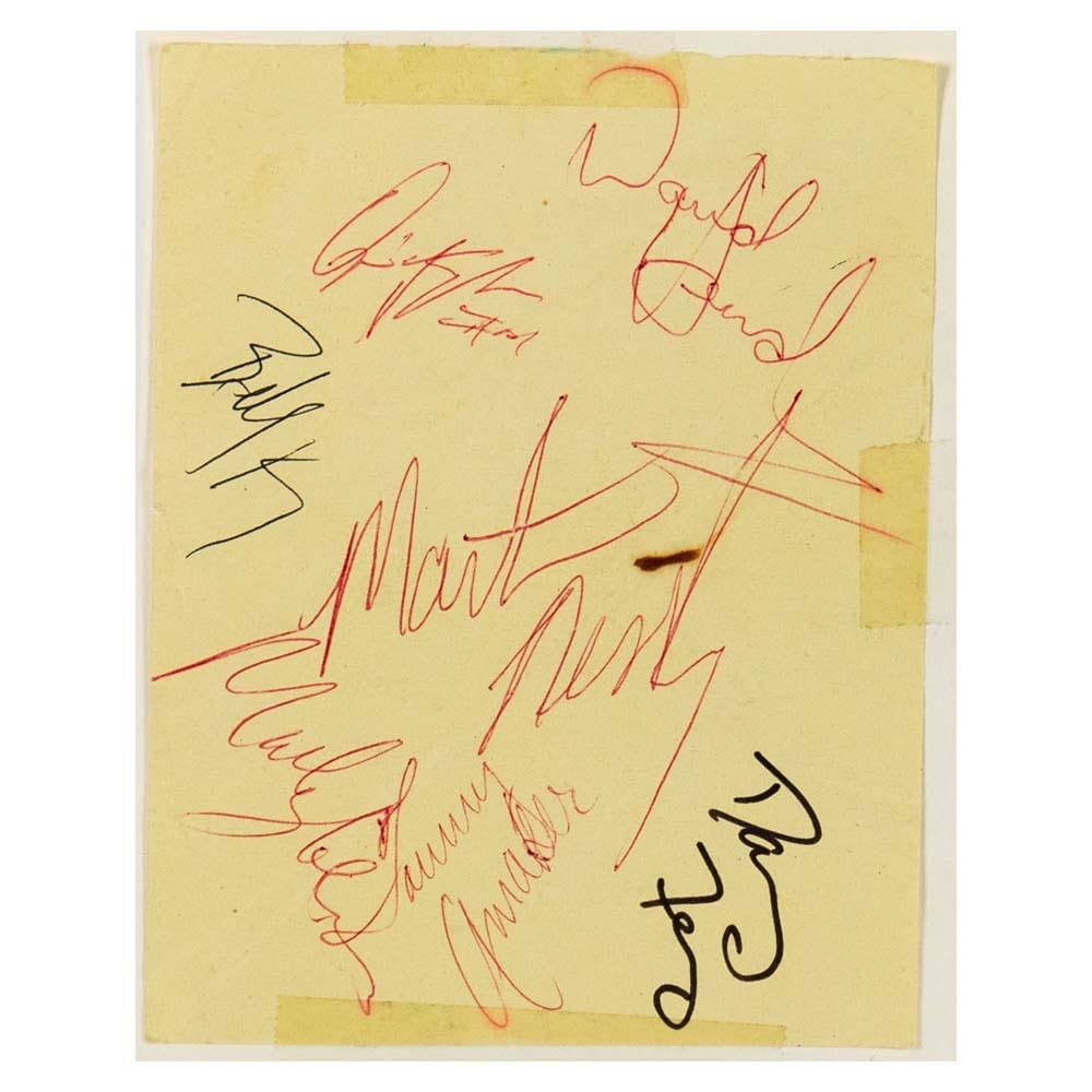 198586 Duke Blue Devils Basketball Team Autographs Gold & Silver