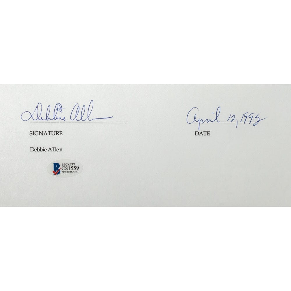 Face to Face Board Game Celebrity Autograph- Debbie Allen G S Pawn