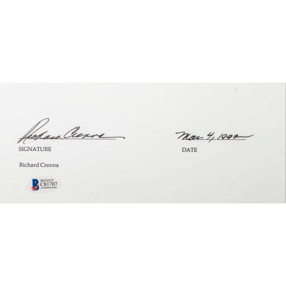 Face to Face Board Game Celebrity Autograph-Richard Crenna G S Pawn