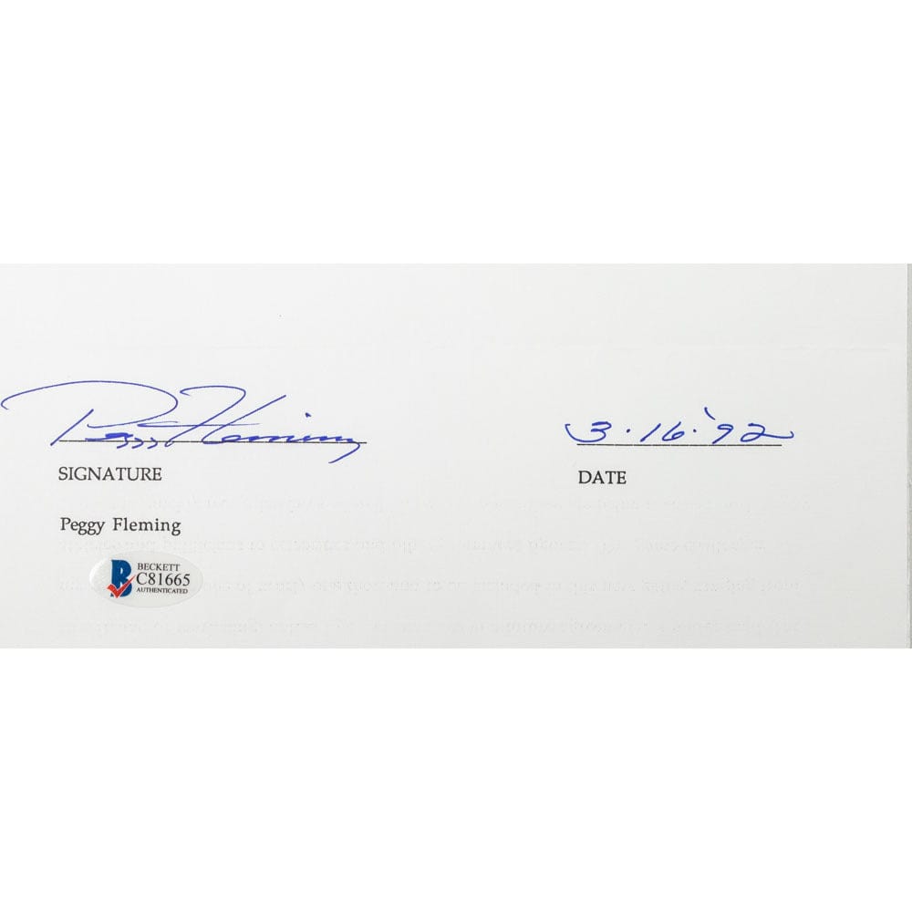 Face to Face Board Game Celebrity Autograph-Peggy Fleming G S Pawn