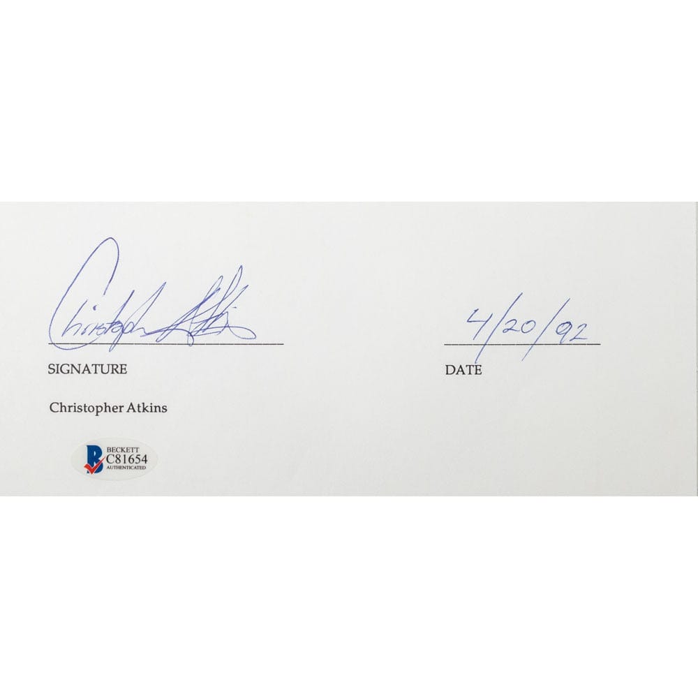 Face to Face Board Game Celebrity Autograph-Christopher Atkins G S Pawn