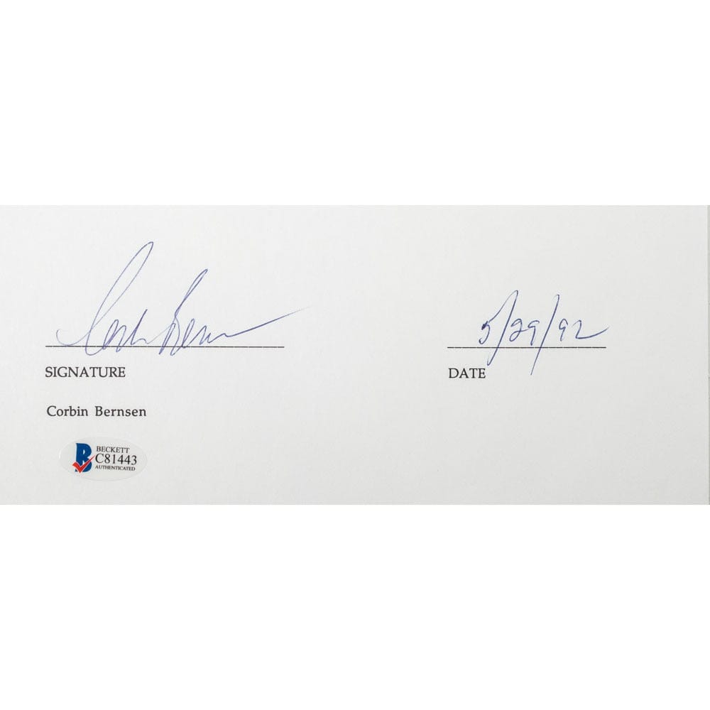 Face to Face Board Game Celebrity Autograph-Corbin Bernsen G S Pawn