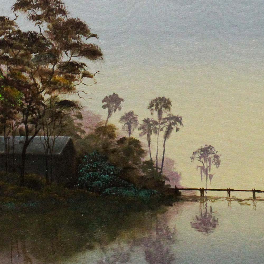 Shirley Hood Loeffler - Sunrise at the Pier Art G S Pawn