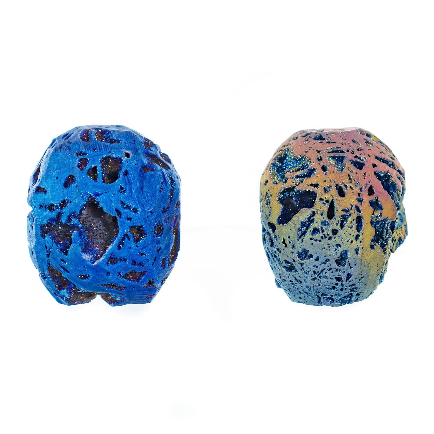 Rainbow Aura Crystal Skull G S Pawn