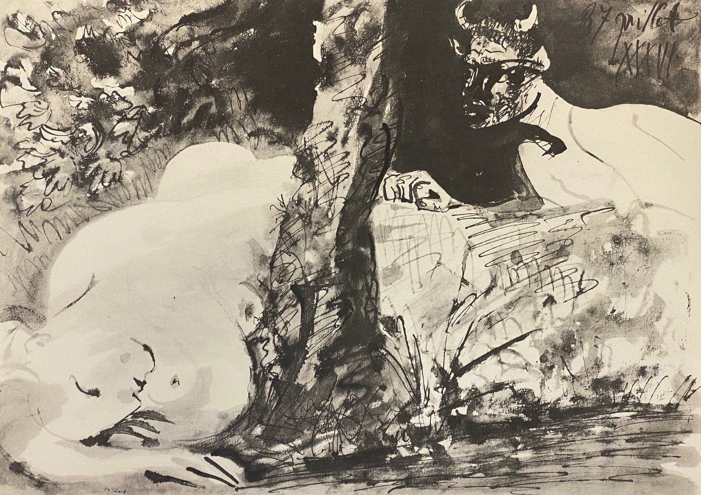 Pablo Picasso - Faune et Femme Nue, 1936 Art G S Pawn