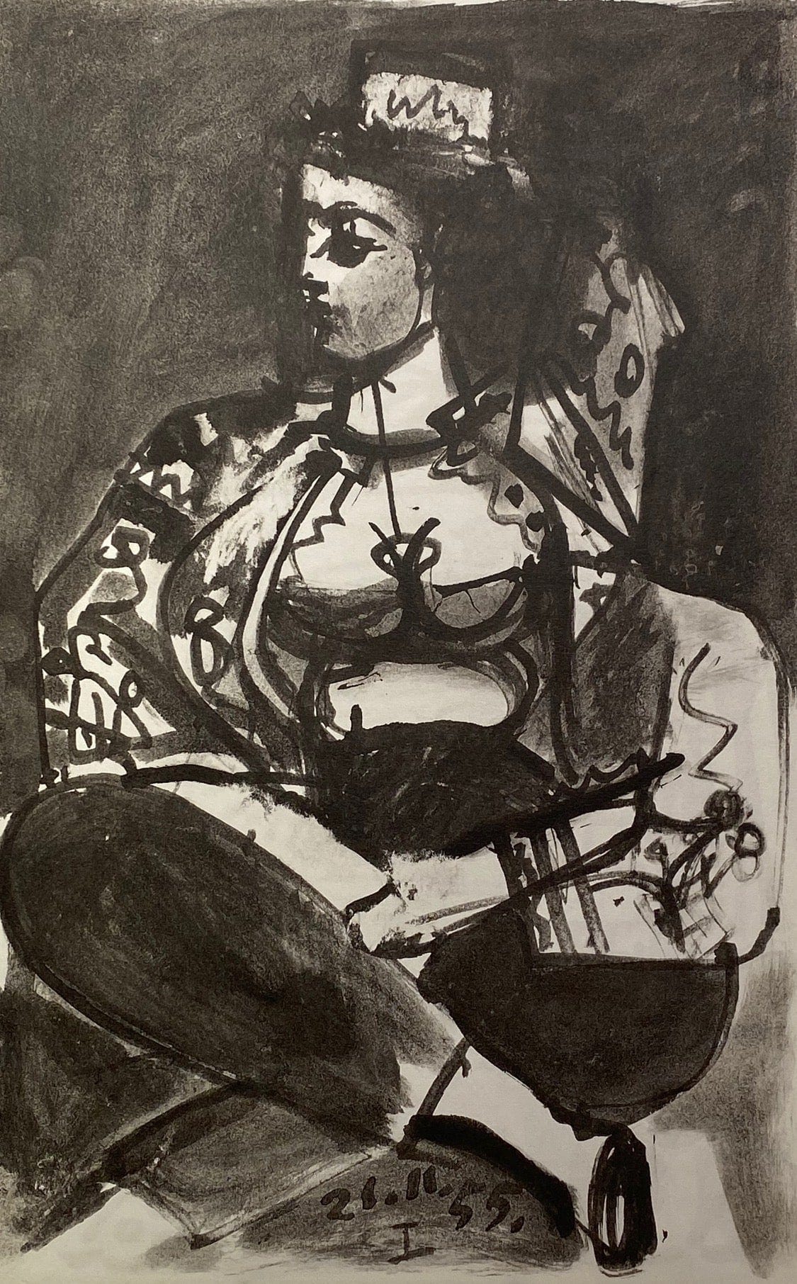 Pablo Picasso; Untitled from Carnet de la Californie XII Art G S Pawn