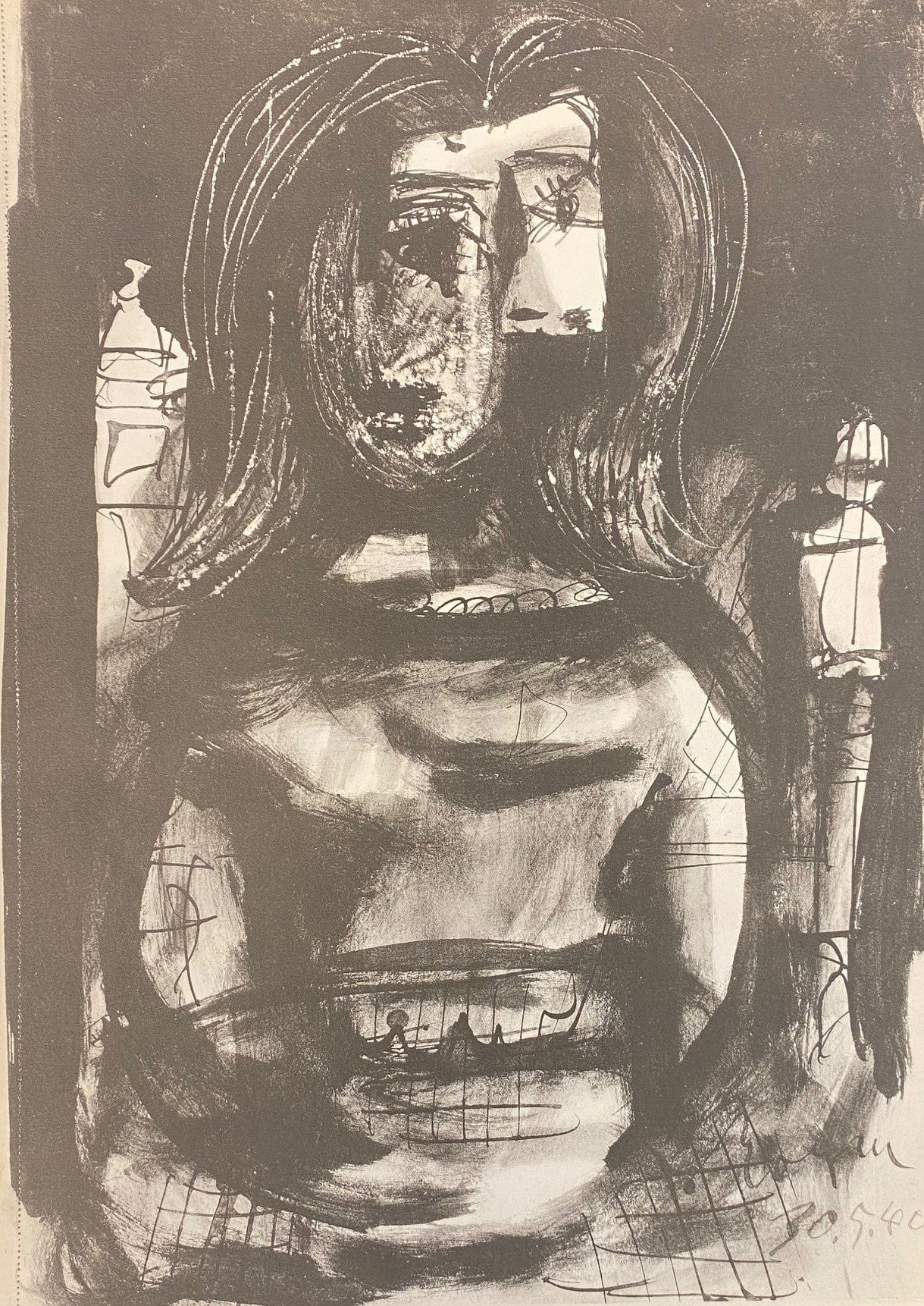 Pablo Picasso; Untitled III from Carnet de Dessins de Picasso, 1948 Art G S Pawn