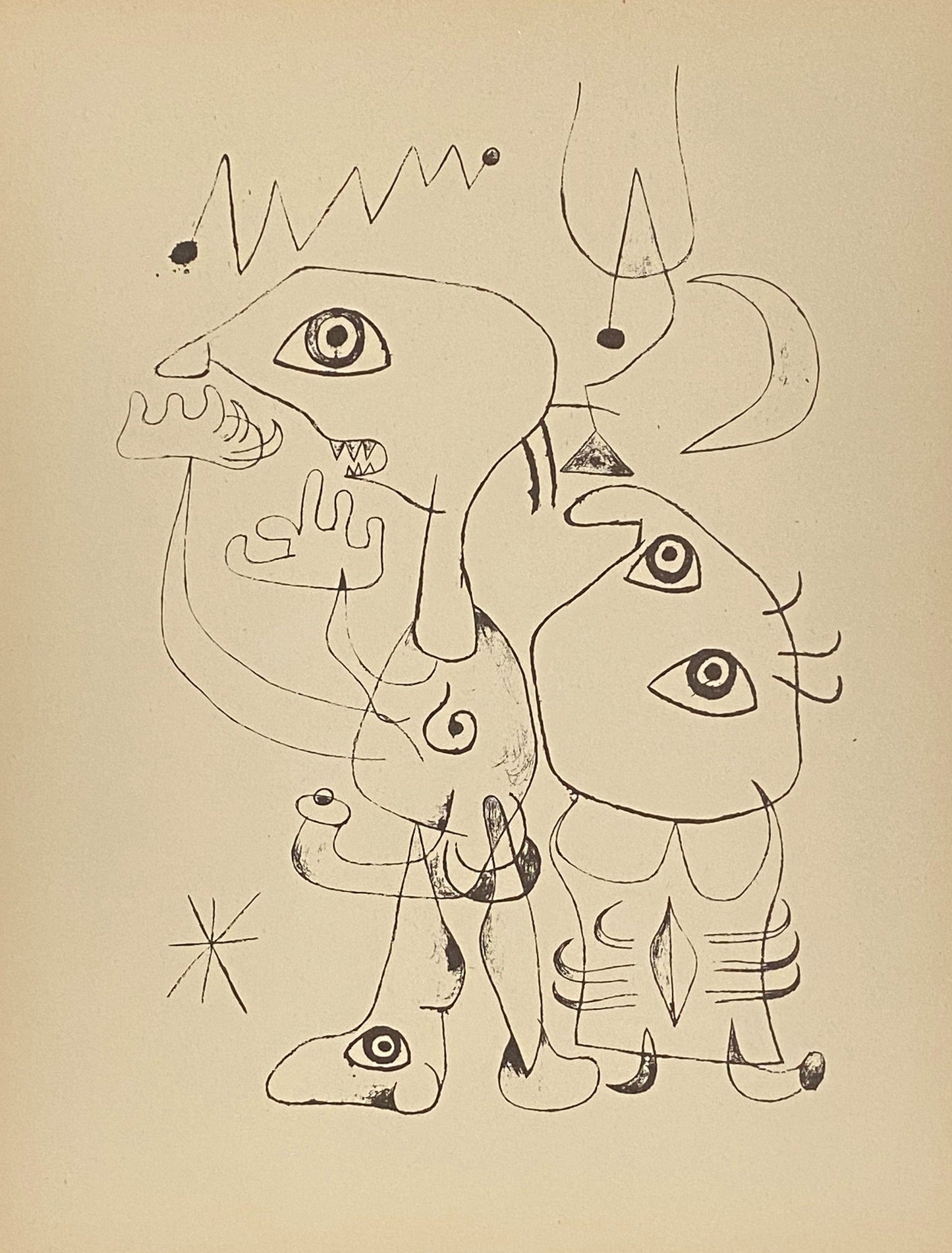 Joan Miró; Lithograph XXXIII Art G S Pawn