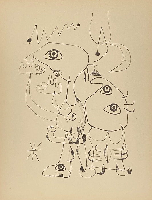 Joan Miro; Lithograph XXXIII
