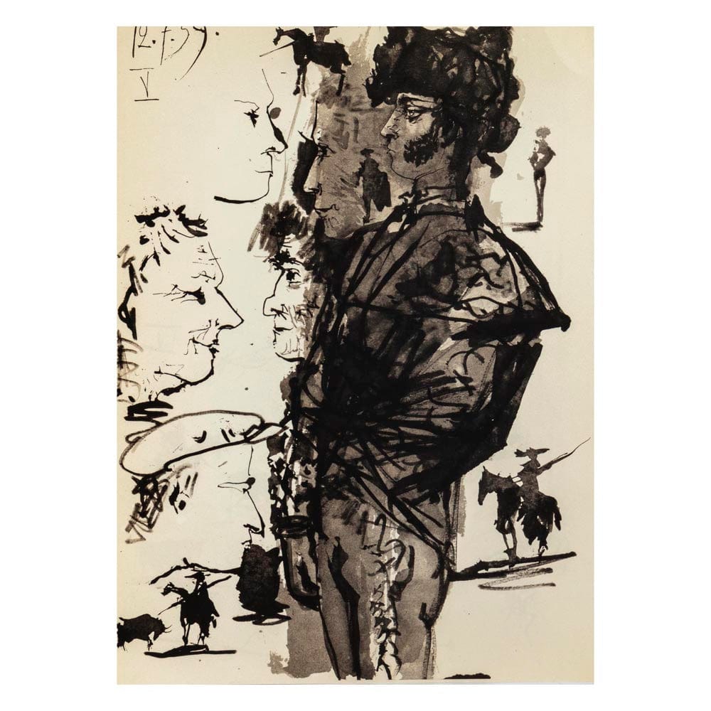Pablo Picasso: Untitled VII from Toros y Toreros, 1961 Art G S Pawn