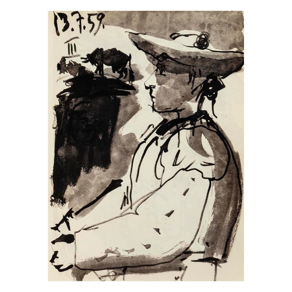 Pablo Picasso: Untitled IX from Toros y Toreros, 1961 Art G S Pawn