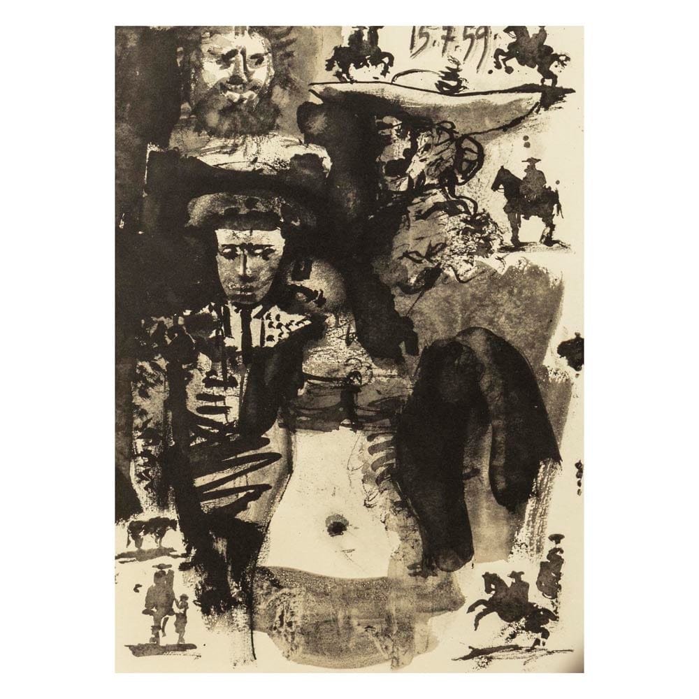 Pablo Picasso: Untitled X from Toros y Toreros, 1961 Art G S Pawn