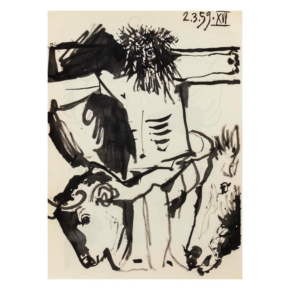 Pablo Picasso: Untitled XI from Toros y Toreros, 1961 Art G S Pawn