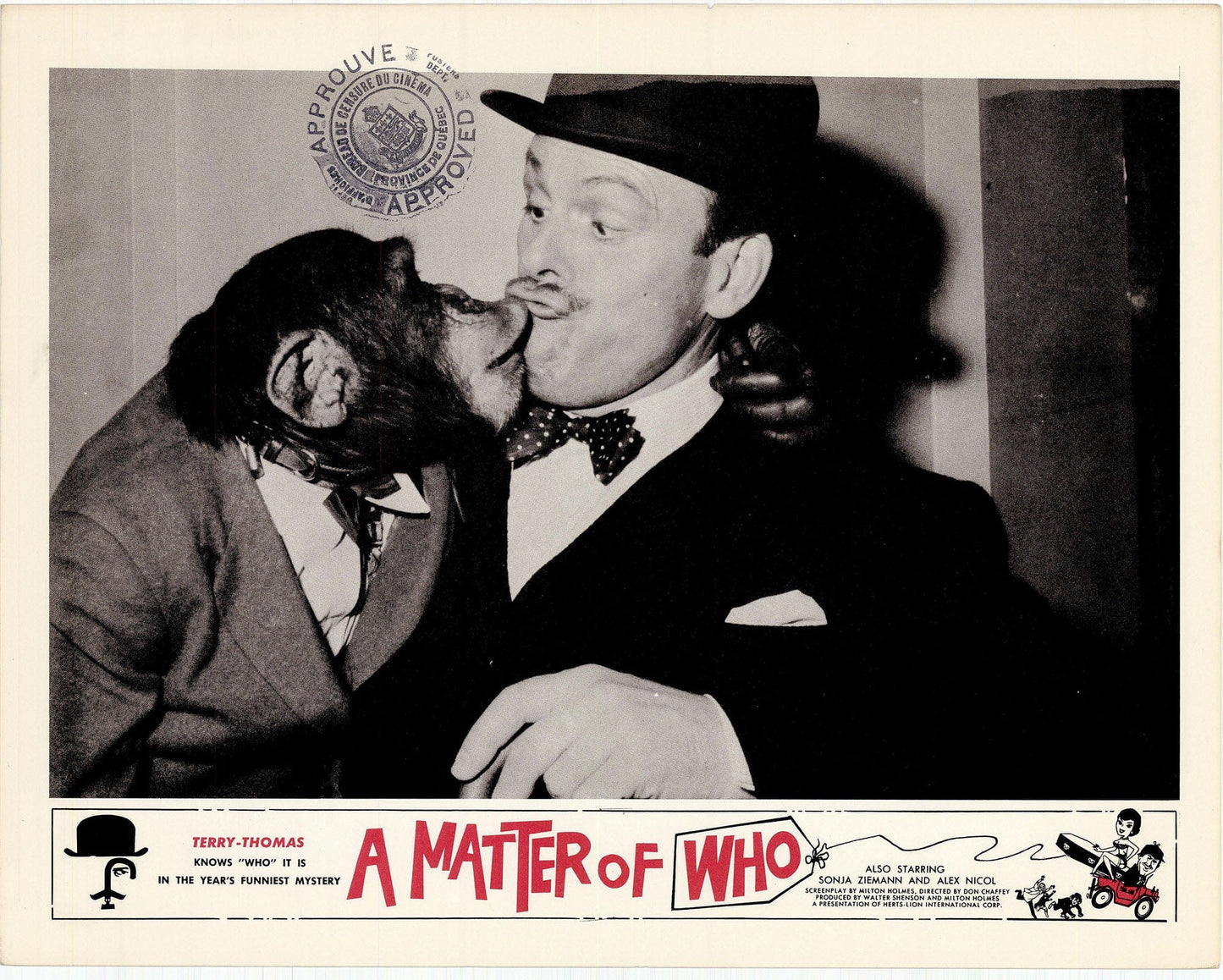 A Matter of WHO: Original Lobby Card Bundle, 1961 Art G S Pawn