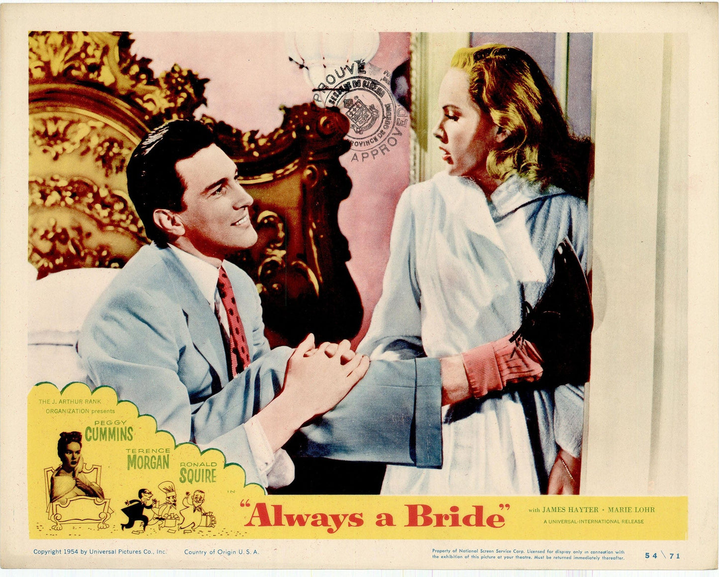 Always a Bride: Original Lobby Card Bundle, 1954 Art G S Pawn