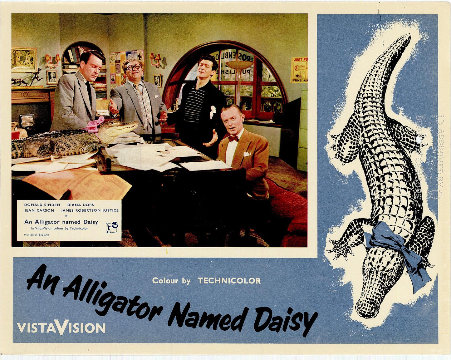 An Alligator Named Daisy: Original Lobby Card Bundle, 1955 Art G S Pawn