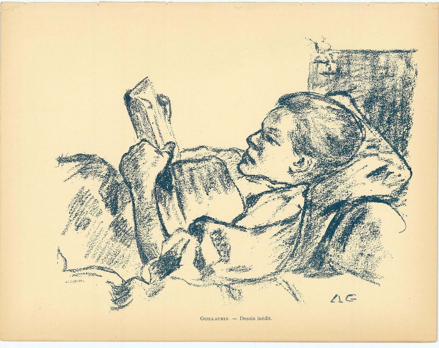 Armand Guillaumin: Dessin Inedit, 1906 Art G S Pawn