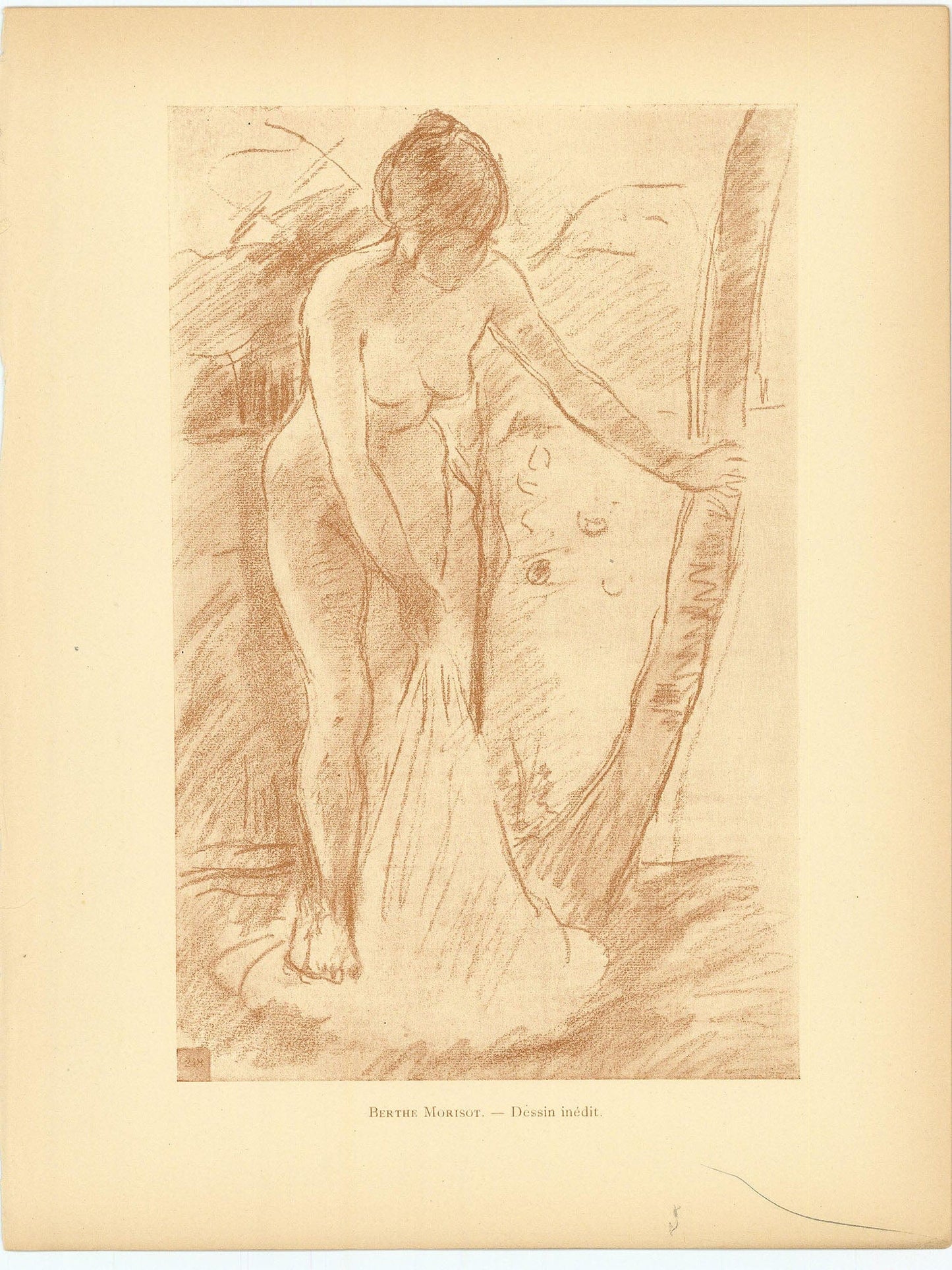 Berthe Morisot: Dessin Inedit, 1906 Art G S Pawn