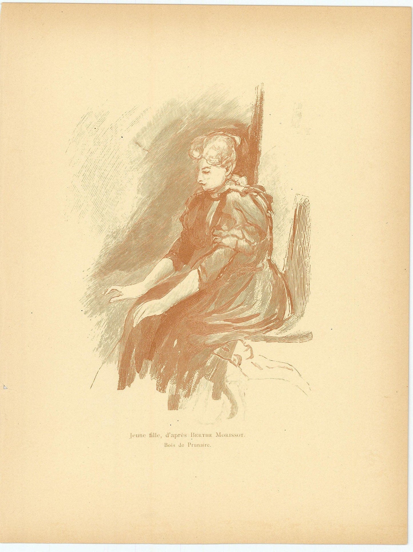 Berthe Morisot: Jeune Femme, 1906 Art G S Pawn