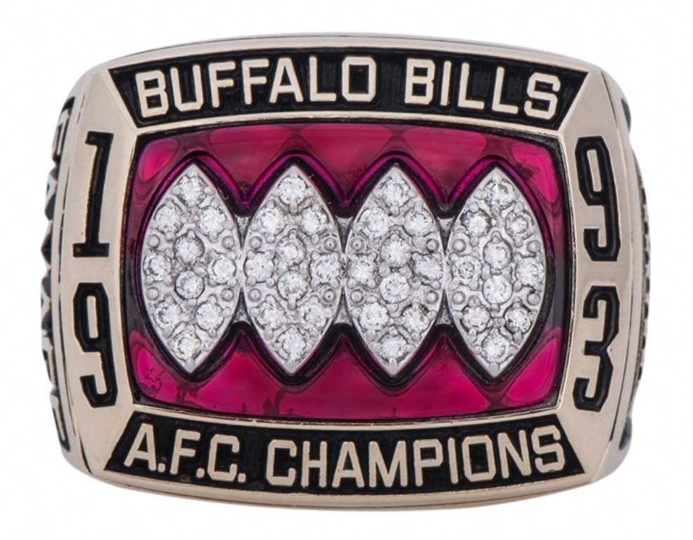 1993 Buffalo Bills AFC Championship Ring Front