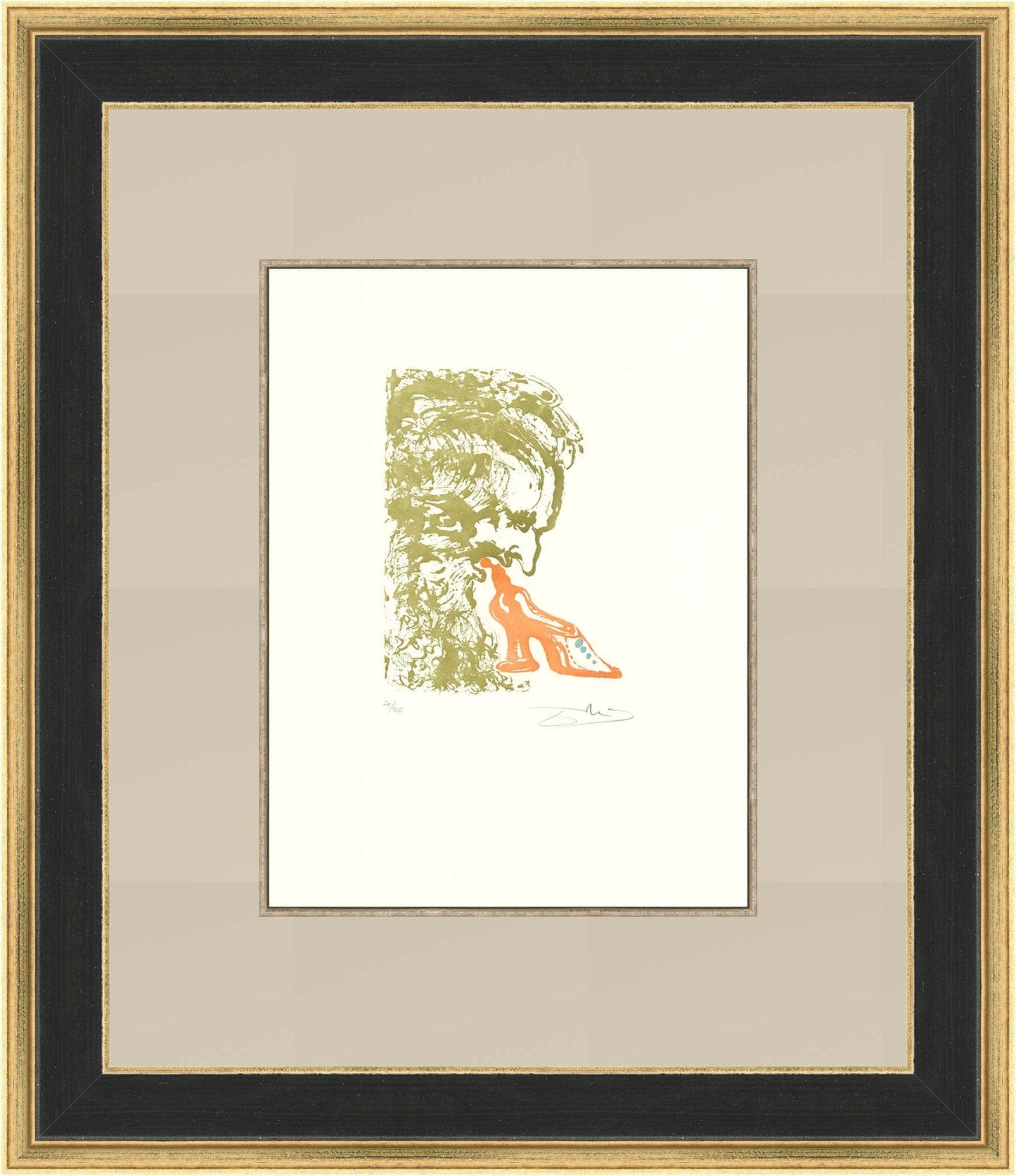 Salvador Dali - Gluttony from the Eight Deadly Sins Portfolio Art G S Pawn