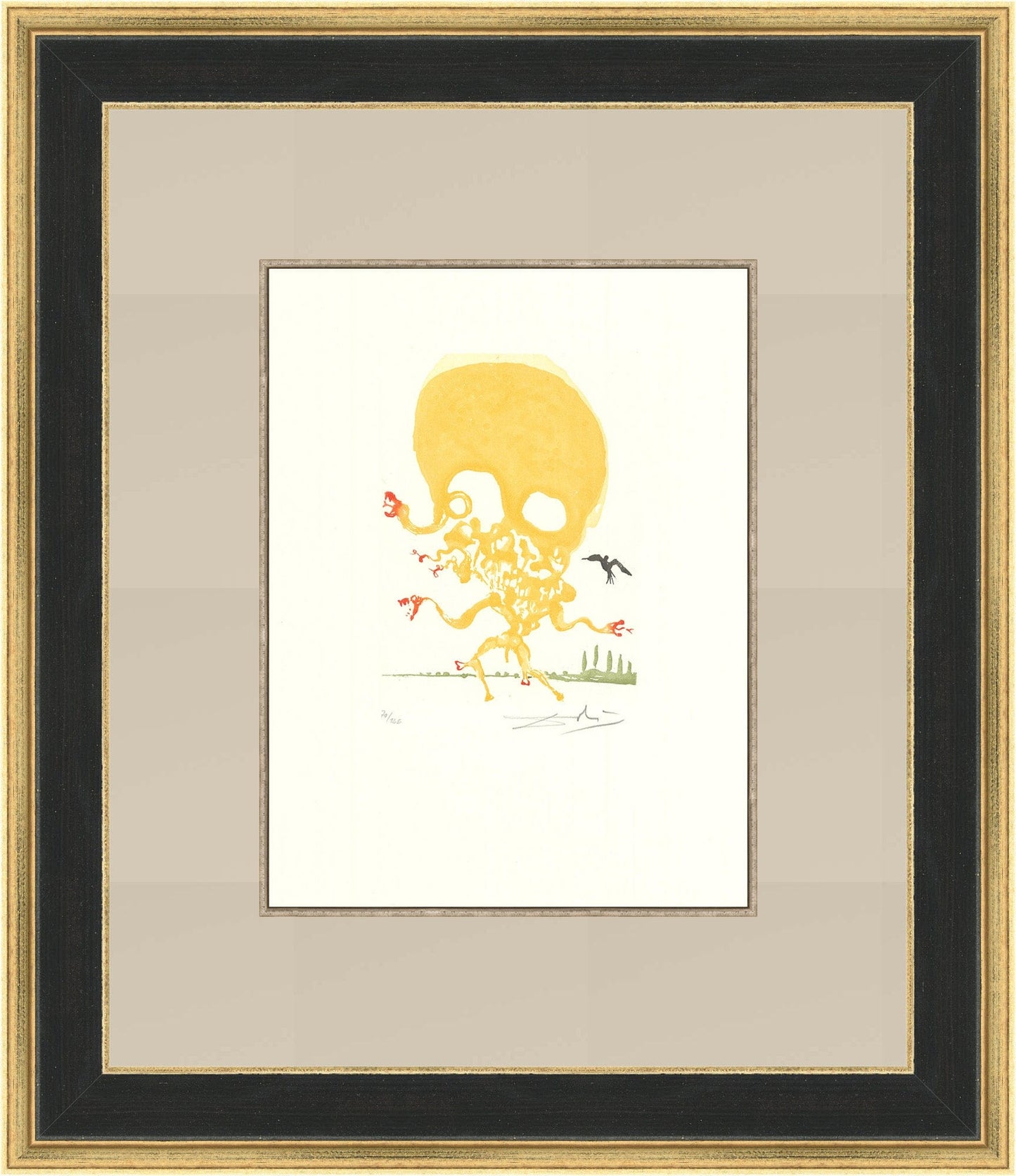 Salvador Dali - Envy from the Eight Deadly Sins Portfolio Art G S Pawn