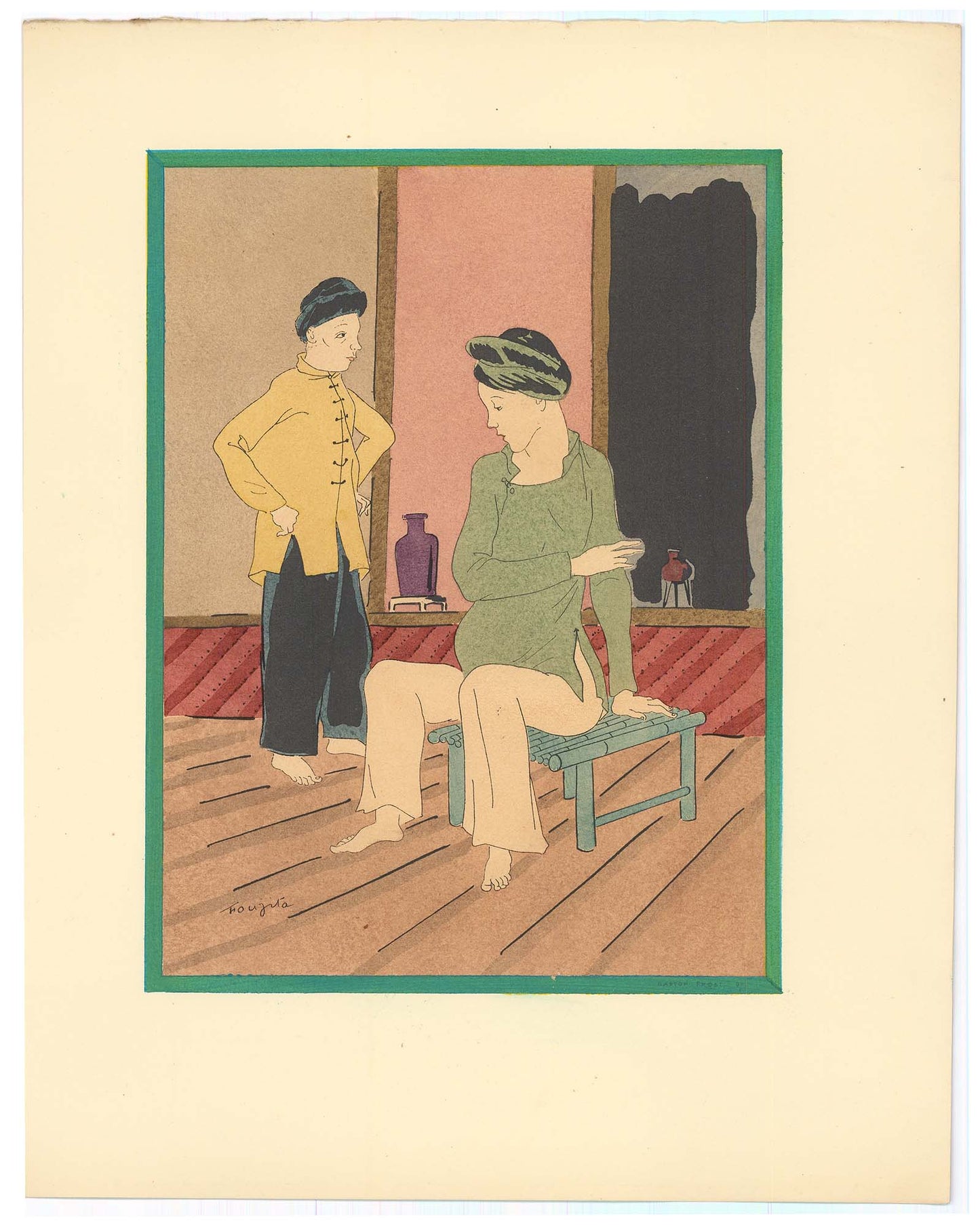 Léonard Tsuguharu Foujita; Pregnant Woman Art G S Pawn